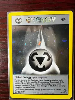 Pokemon Neo Genesis Metal Energy Holo 1st Edition #19 NM/LP - Image 3