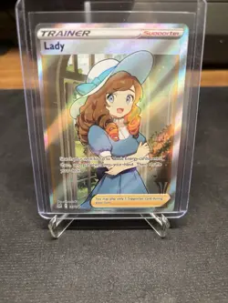 Pokemon TCG Lady Sword & Shield - Lost Origin 193/196 Holo Ultra Rare - Image 1