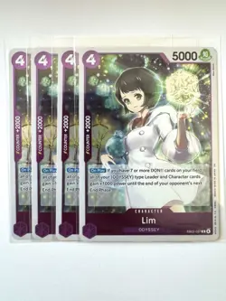 Lim EB03-037 x4 PLAYSET Extra Booster: One Piece Heroines Edition Foil - Image 1