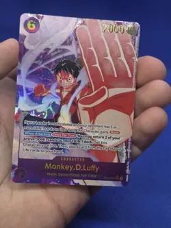 One Piece Extra Booster Anime 25th Collection Monkey D Luffy EB02-061 Alt SEC - Image 2