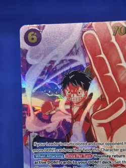 One Piece Extra Booster Anime 25th Collection Monkey D Luffy EB02-061 Alt SEC - Image 3
