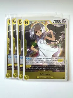 S-Snake EB03-059 x4 PLAYSET Extra Booster: One Piece Heroines Edition Foil - Image 1