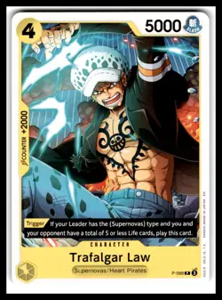 One Piece Promotion Cards #P-088 Trafalgar Law (Event Pack Vol. 7) - Image 1