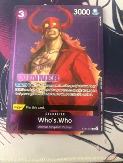 Who's.Who (Tournament Pack Vol. 3) [Winner] ST04-010 One Piece Promotion... - Image 1