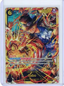 Sabo OP13-120 Carrying On His Will Foil SEC One Piece Holo Foil ! - Image 1