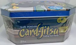 Topps/Disney Club Penguin Card-Jitsu Water SEALED Collector's Tin - Image 2