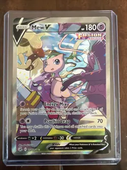 Pokemon Mew V Holo Alternative Art Ultra Rare TCG Fusion Strike Card 251/264 NM! - Image 1
