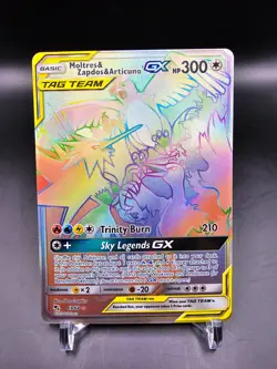EX - Moltres & Zapdos & Articuno GX - 69/68 - Hidden Fates - Pokemon Card - Image 1