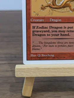 Zodiac Dragon Portal Three Kingdoms NM Red Rare MTG Magic the Gathering Card - Image 4