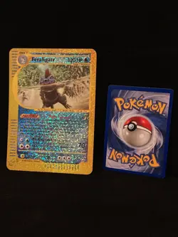 JUMBO 2002 Pokemon FERALIGATR Expedition Reverse Holo BOX TOPPER Card 2/12 - Image 4