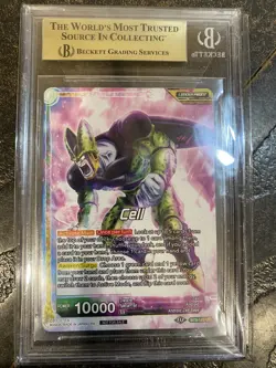 Beckett 10 Graded dragon ball z card Level 2 BT9-112 Cell Perfection Surpassed. - Image 2