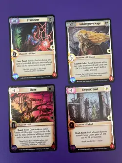4 Foil Card Lot 5E into the Accordlands Warlord: Saga of the Storm - Image 1