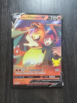 Lance's Charizard V SWSH133 SWSH: Sword & Shield Promo Cards Holo NM Condition - Image 1