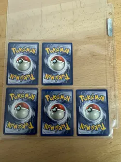 Lp/mp (Unlimited) COMPLETE Pokemon BASE Set 70 Card COMMON Uncommon Non-Holo 102 - Image 3