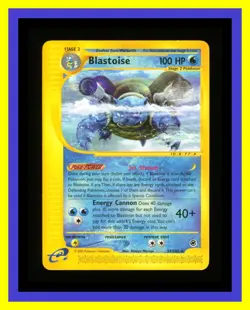 Blastoise - 37/165 - Expedition Base Set - Non Holo Rare - Pokemon Card - Image 1