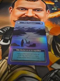 Sorcery Contested Realm TCG Beta Elite foil card POLAR EXPLORERS - Image 1