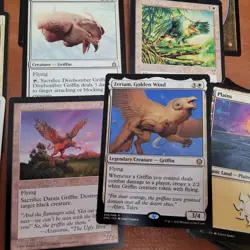 White **GRIFFINS** Custom Beginner Tribal Commander Magic Deck of 100 MTG Cards - Image 1