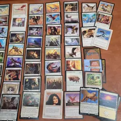 White **GRIFFINS** Custom Beginner Tribal Commander Magic Deck of 100 MTG Cards - Image 2