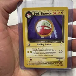 Dark Electrode 34/82 Uncommon Team Rocket 2000 Pokemon WOTC Vintage Card NM/MT - Image 1
