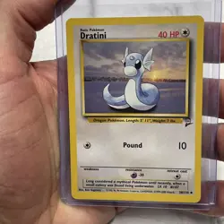 DRATINI - 38/130 - Base Set 2 - Pokemon Card Vintage Vtg Nintendo TCG WOTC LP+ - Image 1