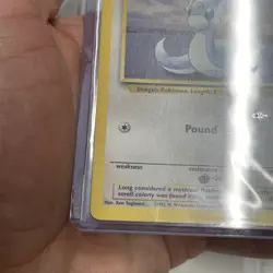 DRATINI - 38/130 - Base Set 2 - Pokemon Card Vintage Vtg Nintendo TCG WOTC LP+ - Image 2