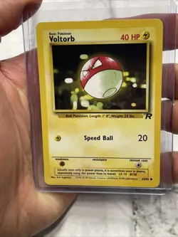 Pokemon TCG WOTC Team Rocket Voltorb NON- Holo Common Card 69/82 NM Vintage Vtg - Image 1