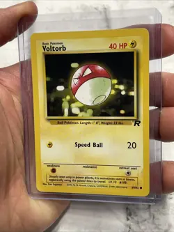 Pokemon TCG WOTC Team Rocket Voltorb NON- Holo Common Card 69/82 NM Vintage Vtg - Image 2