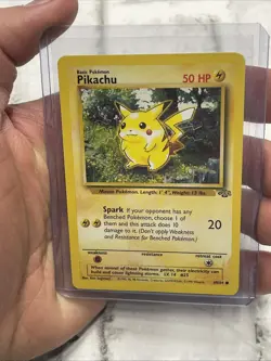 Pokemon Card Pikachu Jungle 60/64 WOTC Card Unlimited NM Near Mint Pokemon Vtg - Image 1