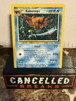 Pokemon TCG Kabutops Holo Rare Card 6/75 Neo Discovery - Image 1