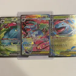 Pokemon Mega Venusaur SALE lot of 3 rare cards! Value 140$+ CHECK FULL DESC - Image 1