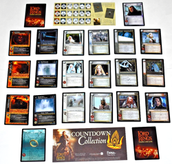 LOTR TCG Countdown Collection complete 18 week set + One Ring & tracker card lot - Image 1