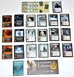 LOTR TCG Countdown Collection complete 18 week set + One Ring & tracker card lot - Image 3