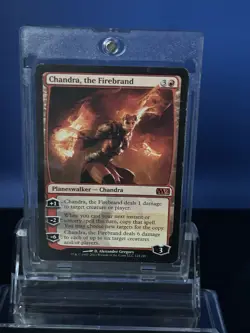 Magic The Gathering Set Of 4 CHANDRA MYTHIC PLANESWALKERS! 1x Foil. LP Condition - Image 2