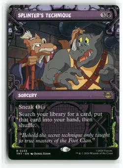 Splinter's Technique (Showcase) R Teenage Mutant Ninja Turtles 233 NM - Image 1