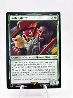 Sazh Katzroy 0199 Final Fantasy FIN MTG NM - Image 1