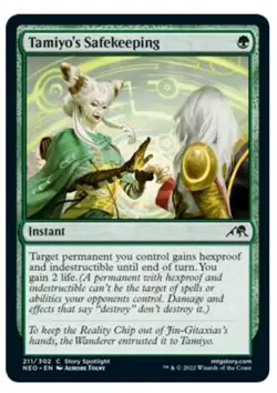 1x MTG Tamiyo's Safekeeping - Kamigawa: Neon Dynasty! NM Mint! - Image 1