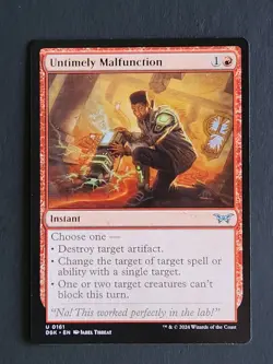 Untimely Malfunction Duskmourn: House of Horror Regular - Image 1