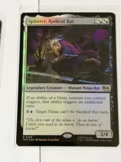 Splinter, Radical Rat Teenage Mutant Ninja Turtles Foil 169 - Image 1