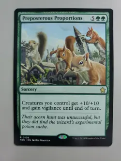 MTG Preposterous Proportions Foundations 0109 Regular Rare - Image 1