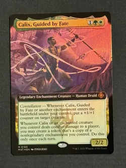 Magic The Gathering Calix, Guided By Fate Extended Art March Of The Machine Foil - Image 2