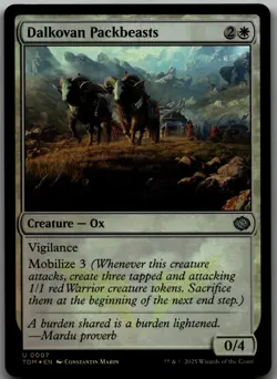 Dalkovan Packbeasts U Tarkir: Dragonstorm 7 NM - Image 1