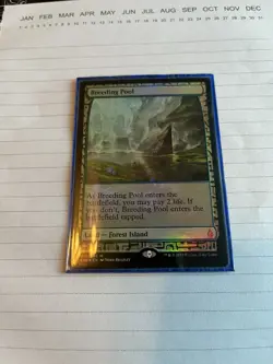 Mtg Breeding Pool Zendikar Expeditions Foil Near Mint - Image 1