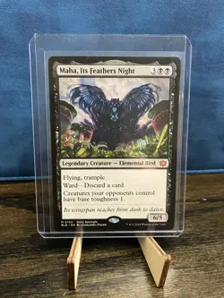 Maha, Its Feathers Night - MTG - NM - Non-foil - Bloomburrow 0100 Mythic - Image 1