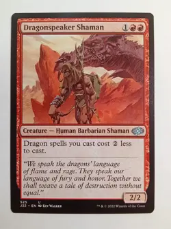 Dragonspeaker Shaman 525 Jumpstart 2022 MTG - Image 1