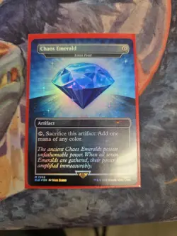 Chaos Emerald - Lotus Petal (7033) Secret Lair Drop Foil - Image 1