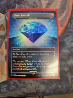 Chaos Emerald - Lotus Petal (7033) Secret Lair Drop Foil - Image 2