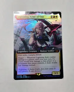 Lightning, Army of One (Extended Art) FINAL FANTASY - Near Mint Foil - Image 2