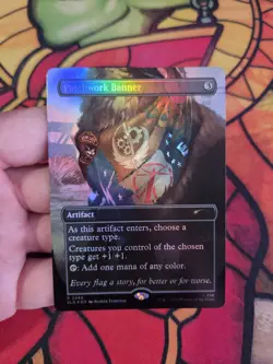 Patchwork Banner Secret Lair Drop Foil Fallout MTG NM - Image 1