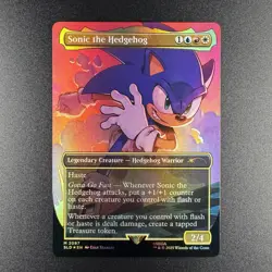 Sonic the Hedgehog (Rainbow Foil) #2087 (NM) Secret Lair Drop SLD Magic MTG - Image 1