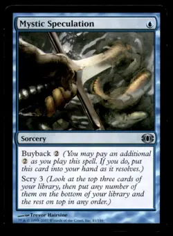 Mystic Speculation LP Light Play Future Sight MTG [5663] - Image 1